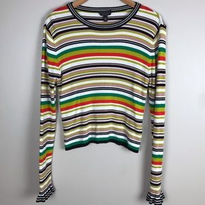 TOPSHOP Stripped l long sleeve sweater